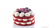 Red velvet cake afbeelding